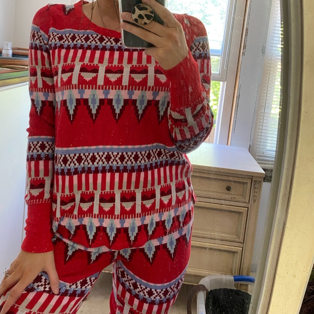 Red Christmas pj set!